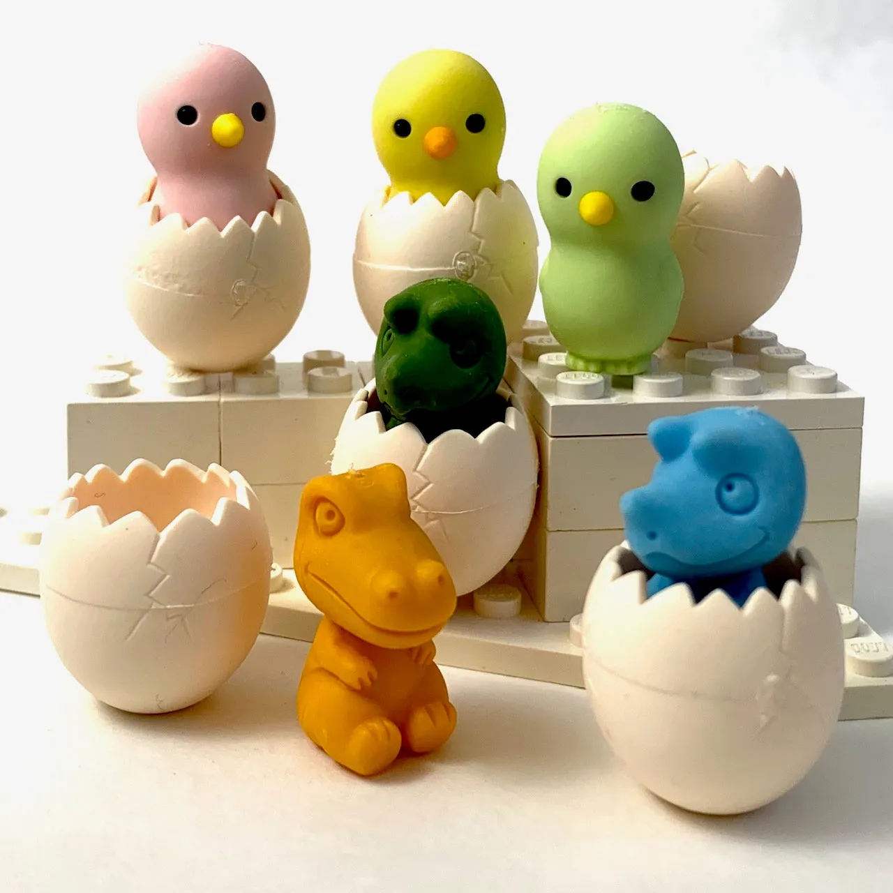 382411 IWAKO BABY DINO AND CHICK ERASER-30