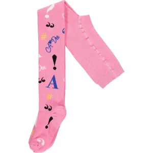 A DEE - Gazette Symbols Tights - Candy Pink