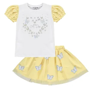 A DEE - Jerry Tulle Skirt Set - Lemon