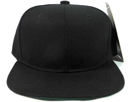 Baby and Children's SnapBack Hat in Black