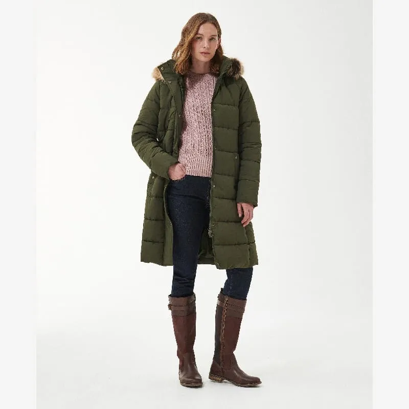 Barbour Grayling Ladies Quilted Jacket - Olive