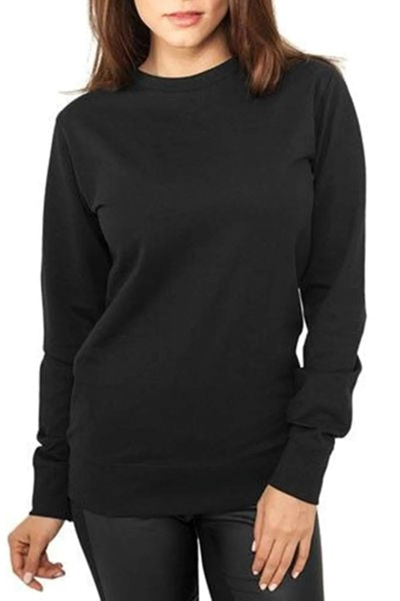 Basic Crewneck - Black (women)