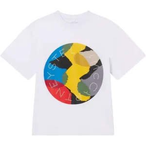 Boys White Cotton Camouflage T-Shirt