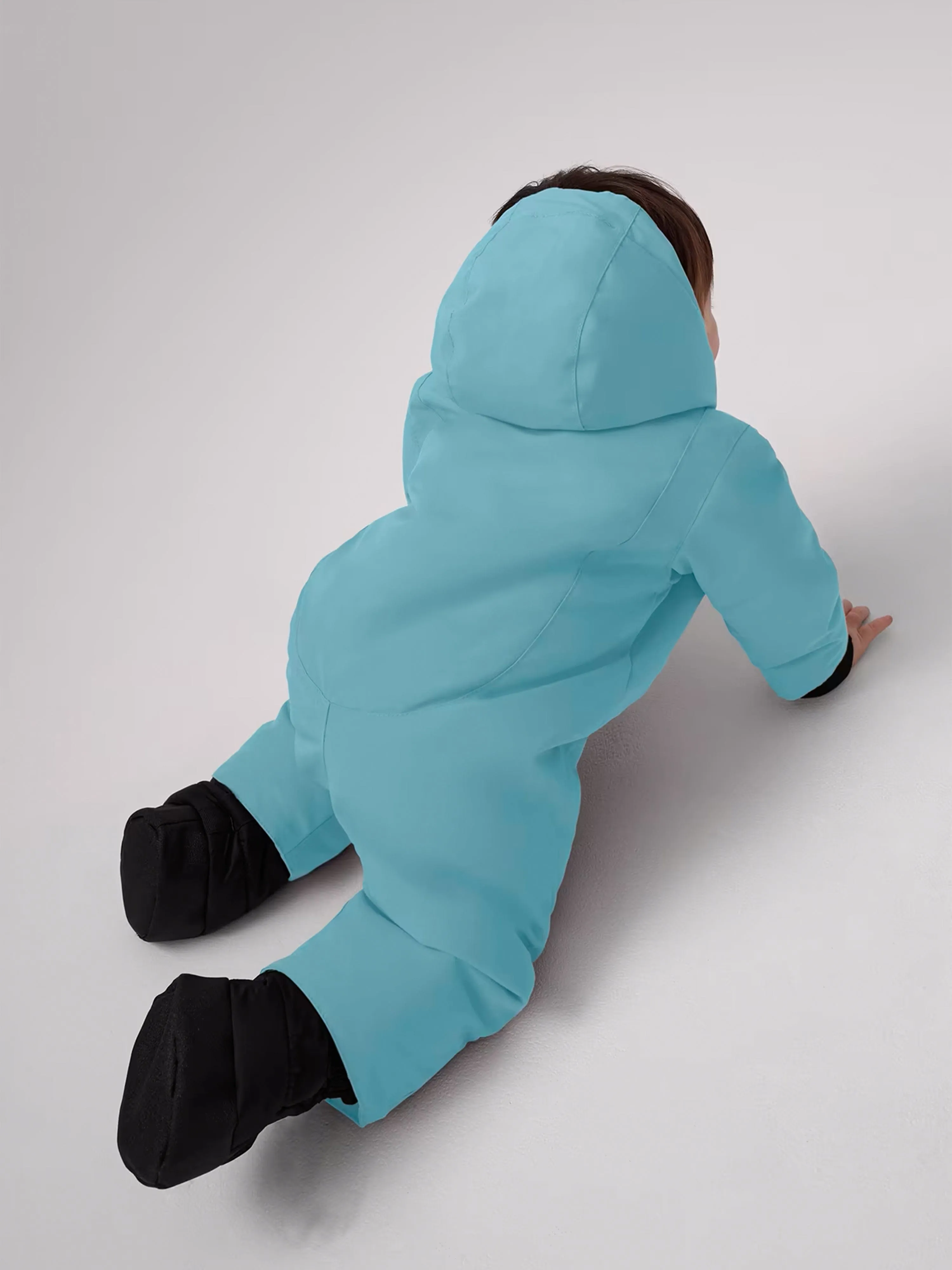 Canada Goose Baby Down Padded Lamb Snowsuit in Blue