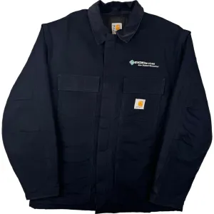 Carhartt Quilted Lined Artic Canvas Jacket Navy