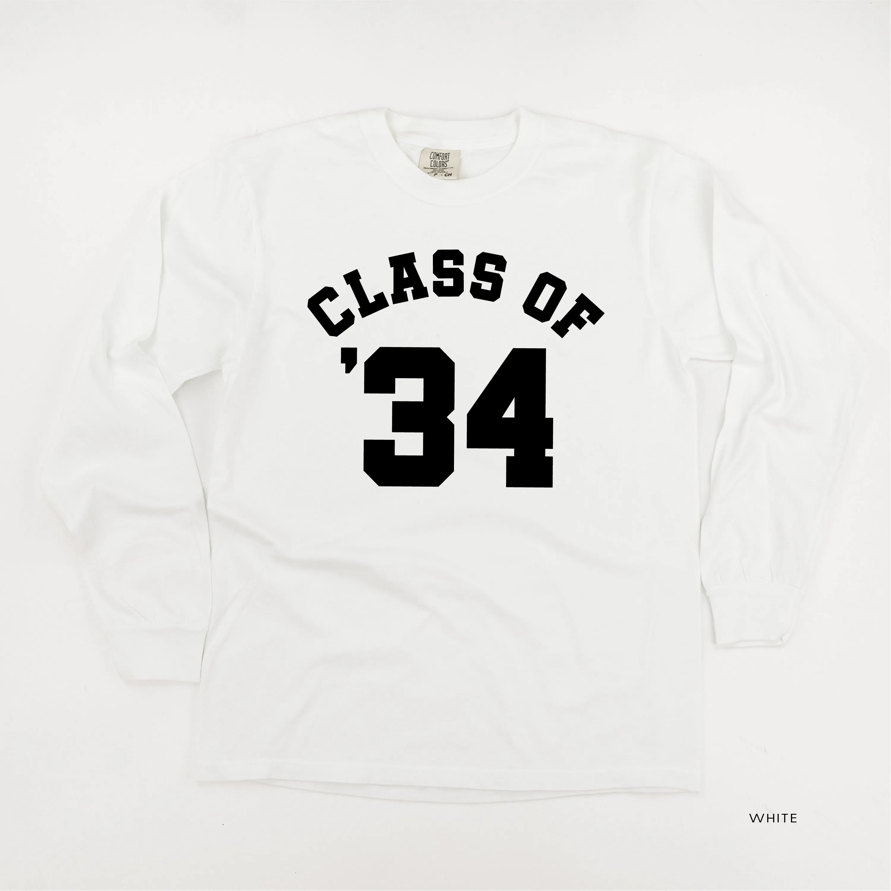 CLASS OF '34 - LONG SLEEVE COMFORT COLORS TEE