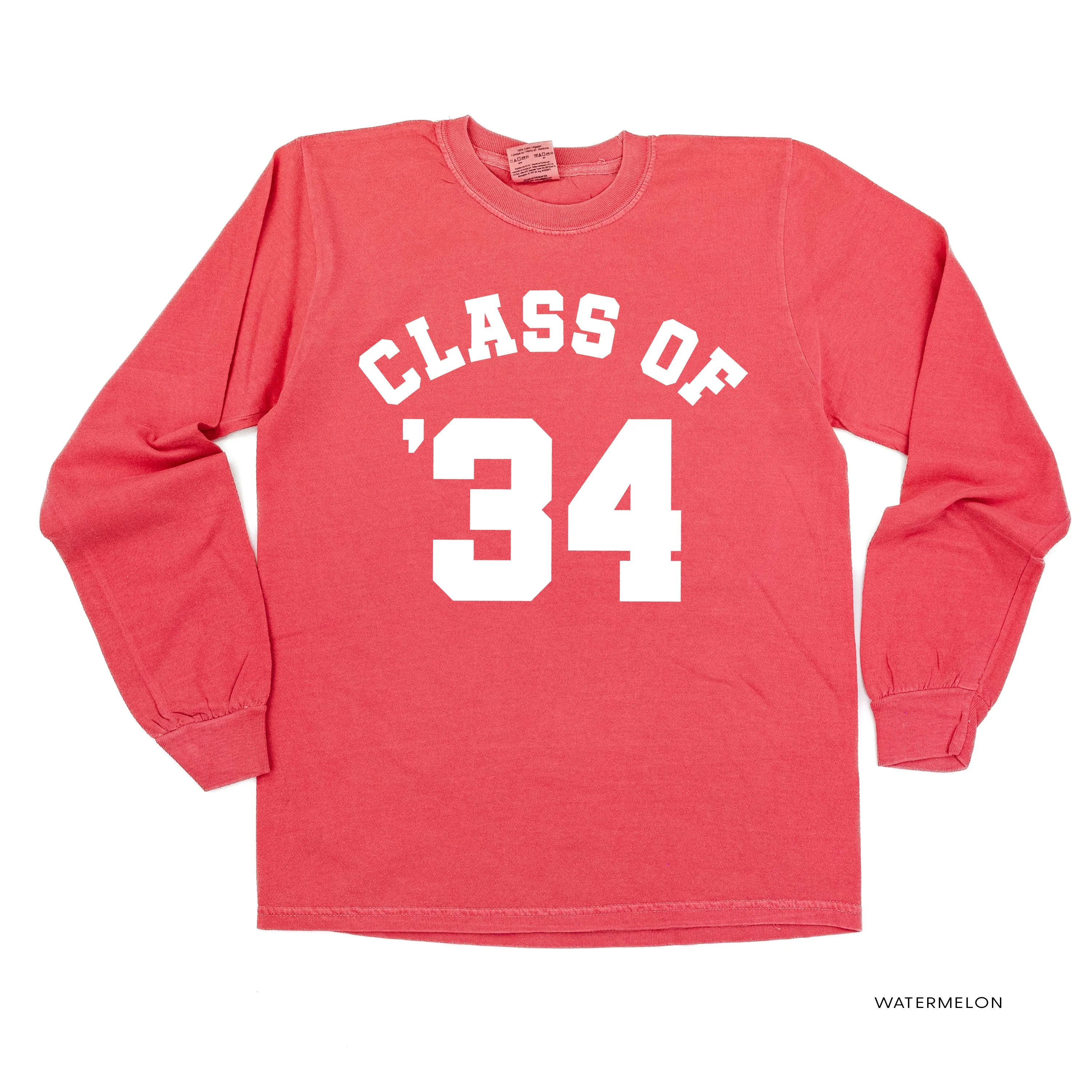 CLASS OF '34 - LONG SLEEVE COMFORT COLORS TEE