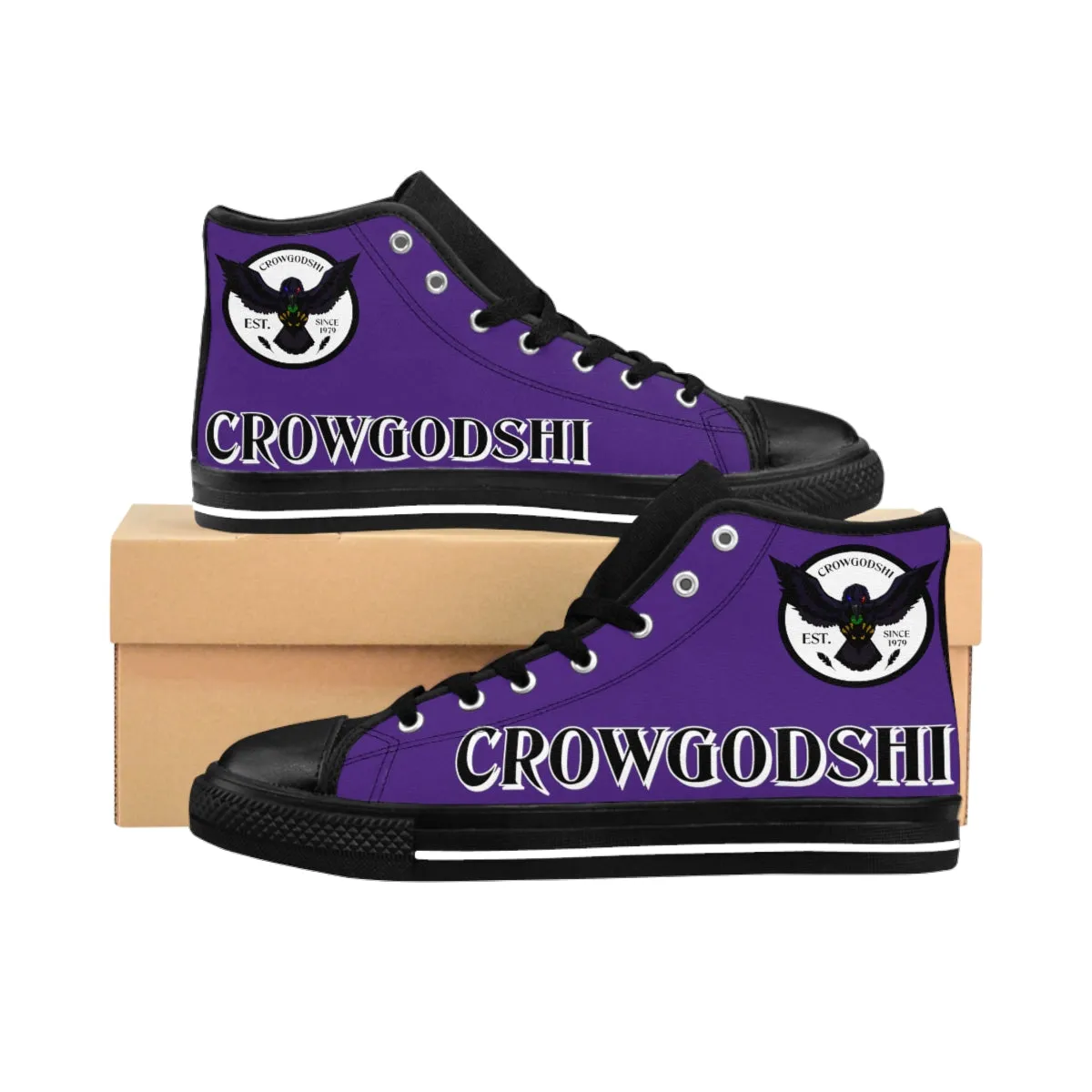 Crowgodshi High-Tops, PURPLE