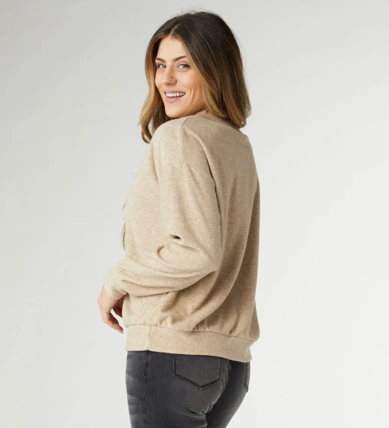 Davy V-Neck Knit Top