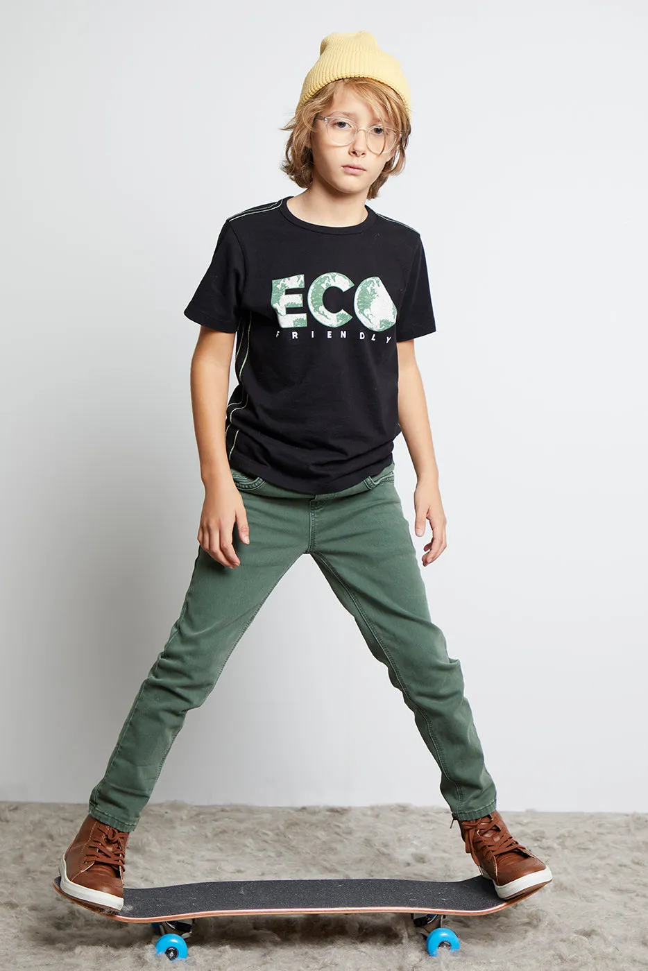 Eco Friendly Contrast Stitch Tee