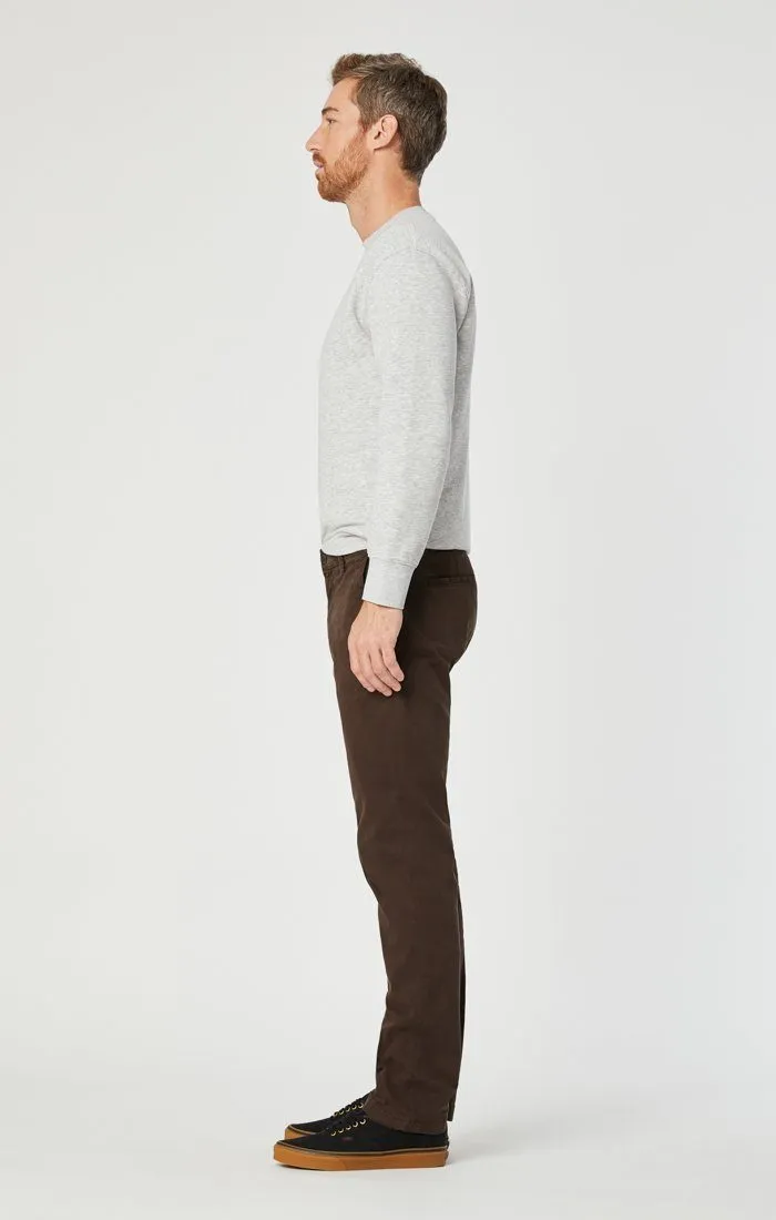 EDWARD CHINO IN COFFEE BEAN TWILL