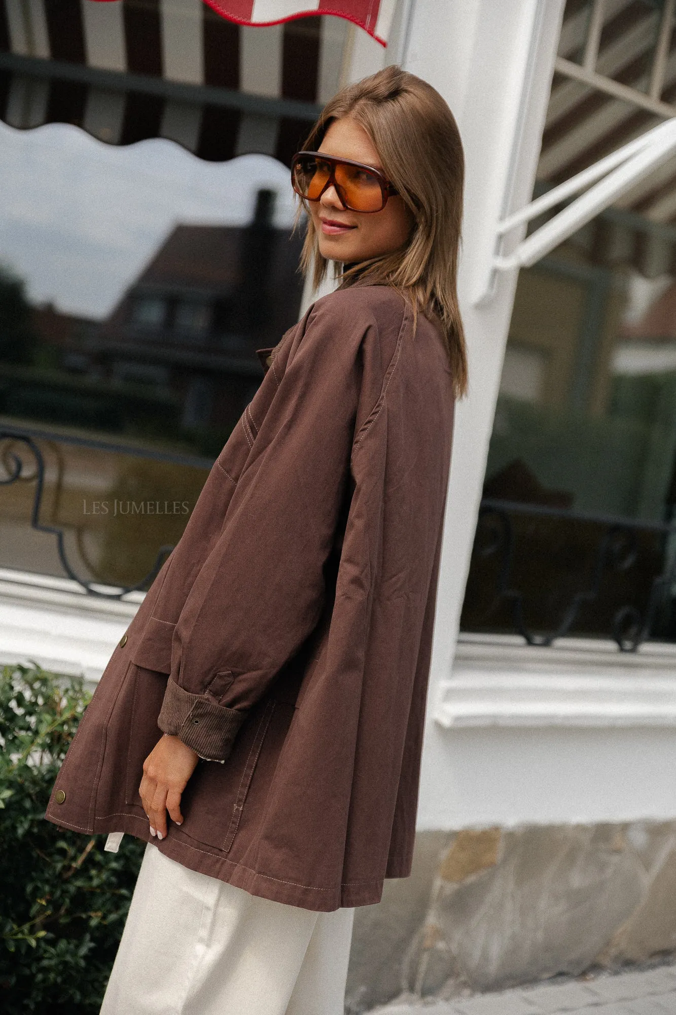 Emily coat chocolate brown