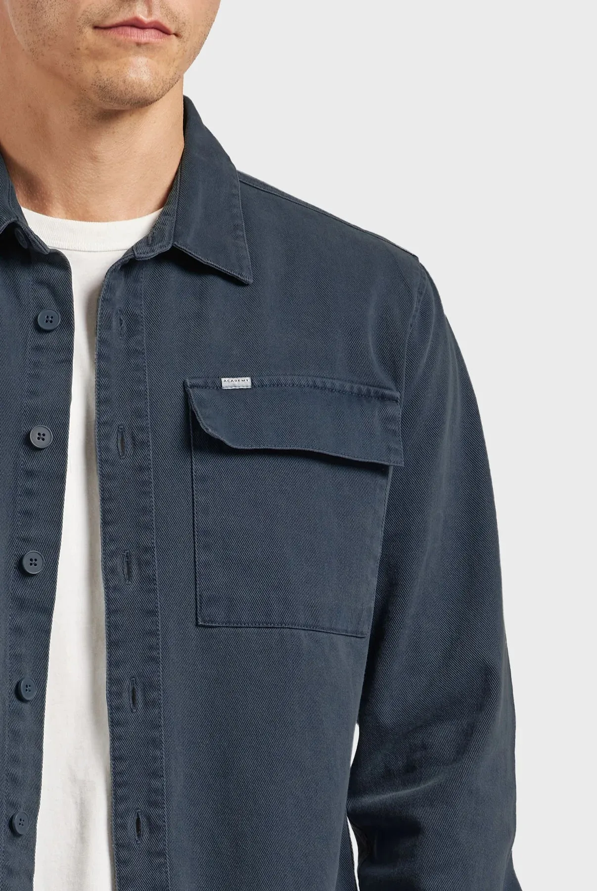 Essential Overshirt in Navy