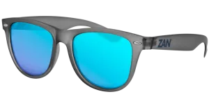 EZMT03 Minty Matte Gray Frame, Smoked Blue Mirror Lens