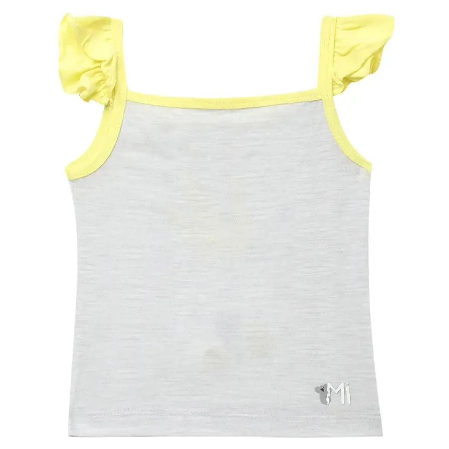 Flower Print Baby Girl Tank top (Pack of 3)