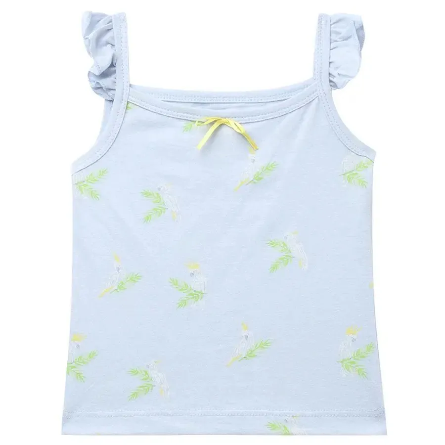 Flower Print Baby Girl Tank top (Pack of 3)