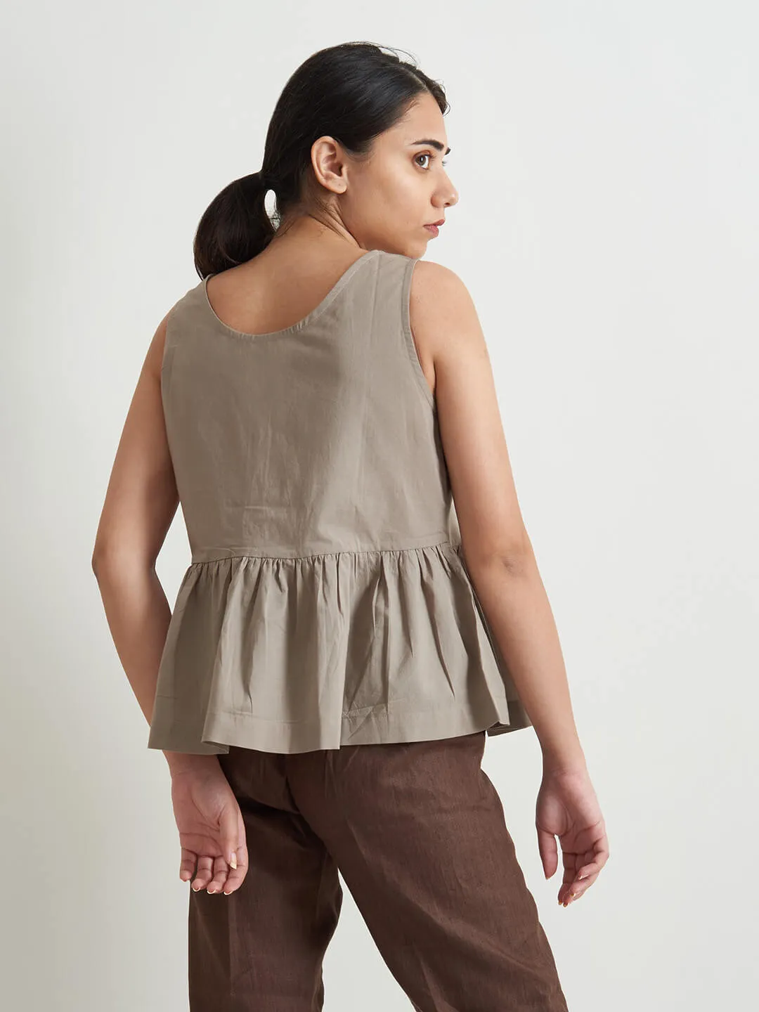 Freestyle peplum top