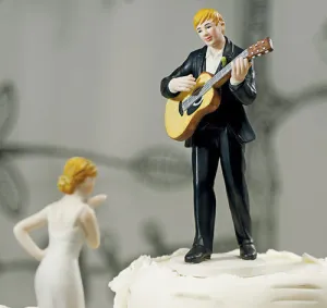 Guitar Love Serenade Groom Figurine