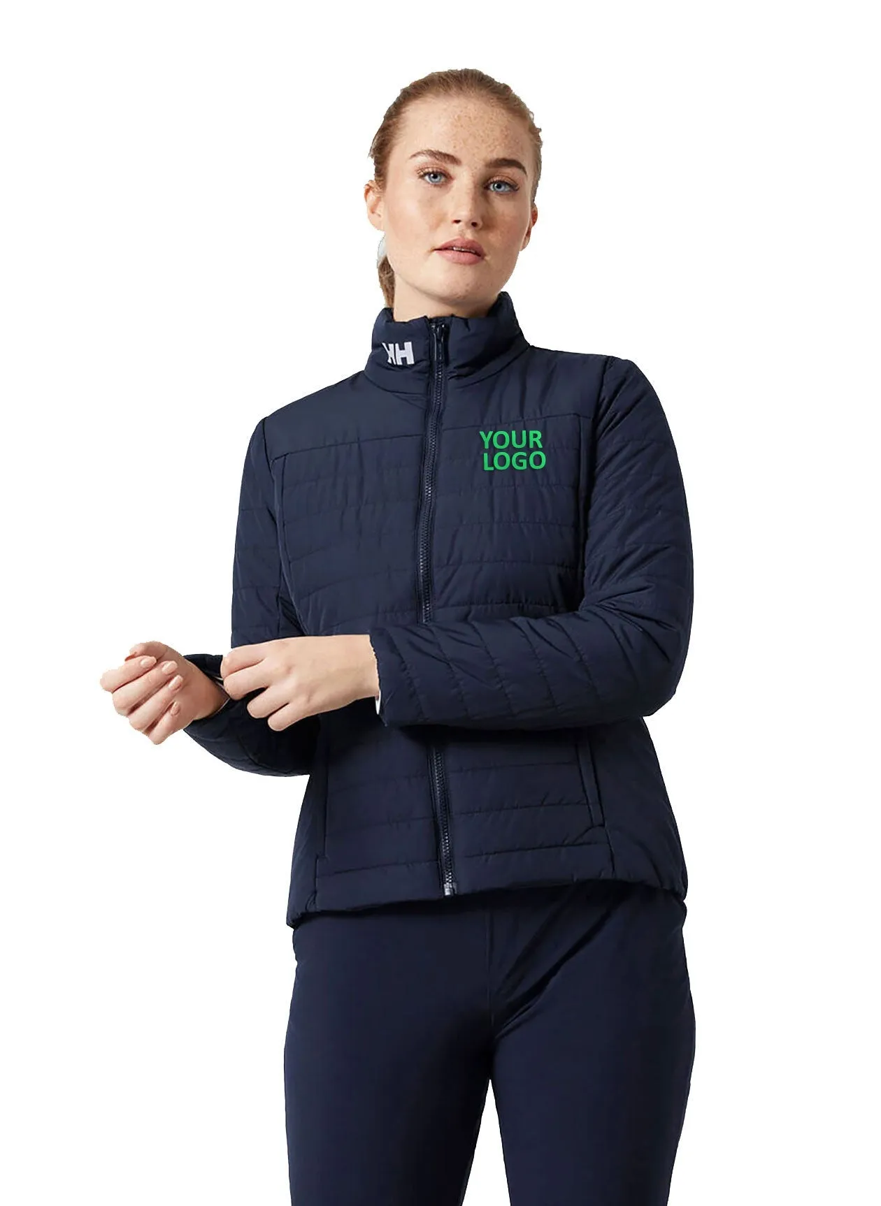 Helly Hansen Women's Insulator Custom Crew Jackets, Navy