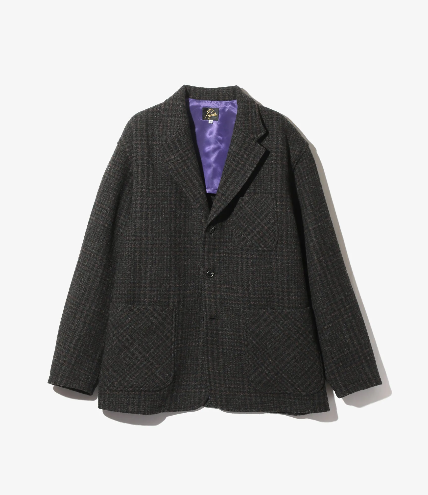 Loafer Jacket – Charcoal Glen Plaid Wool