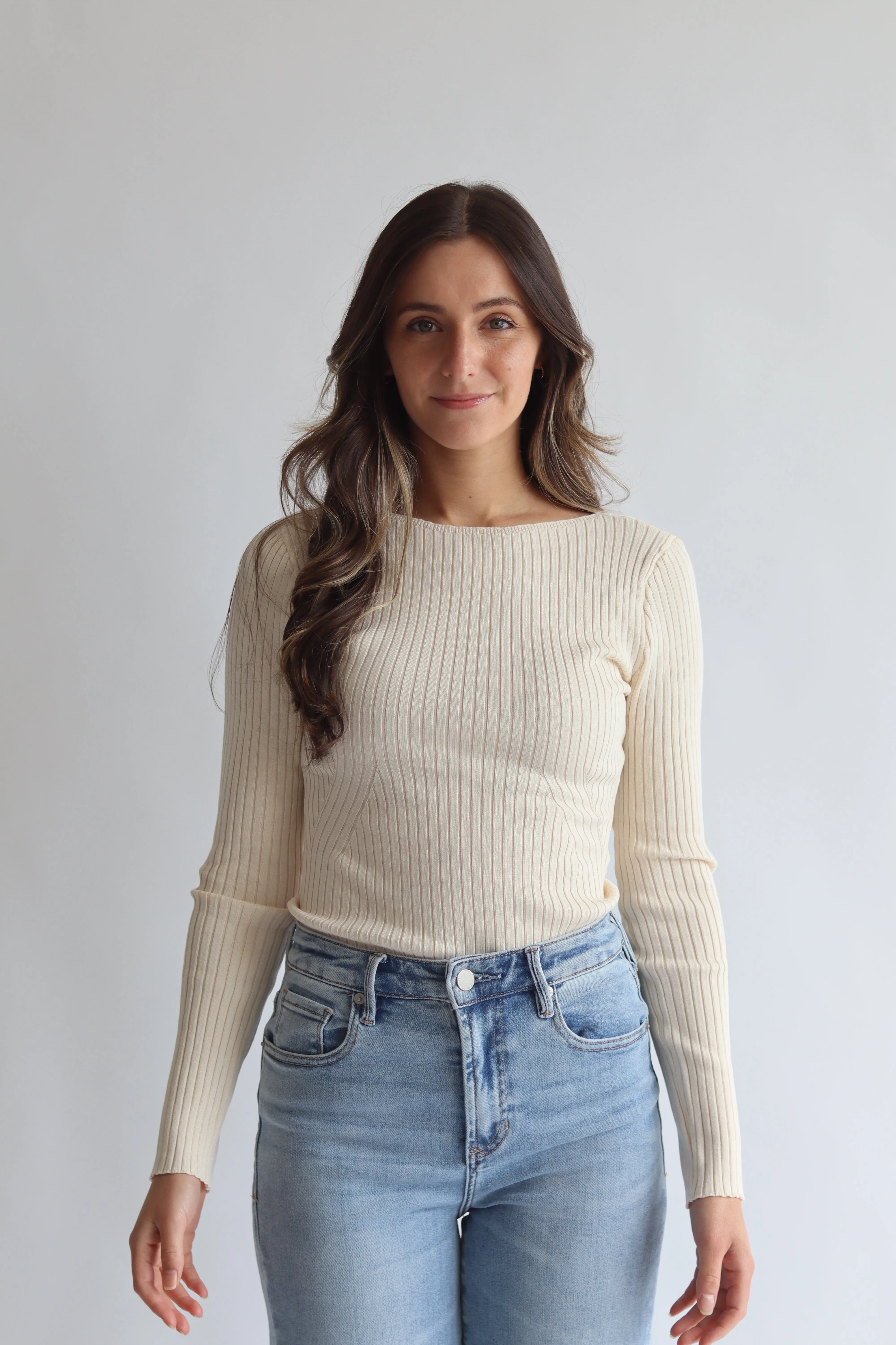 Long Sleeve Essential Sweater