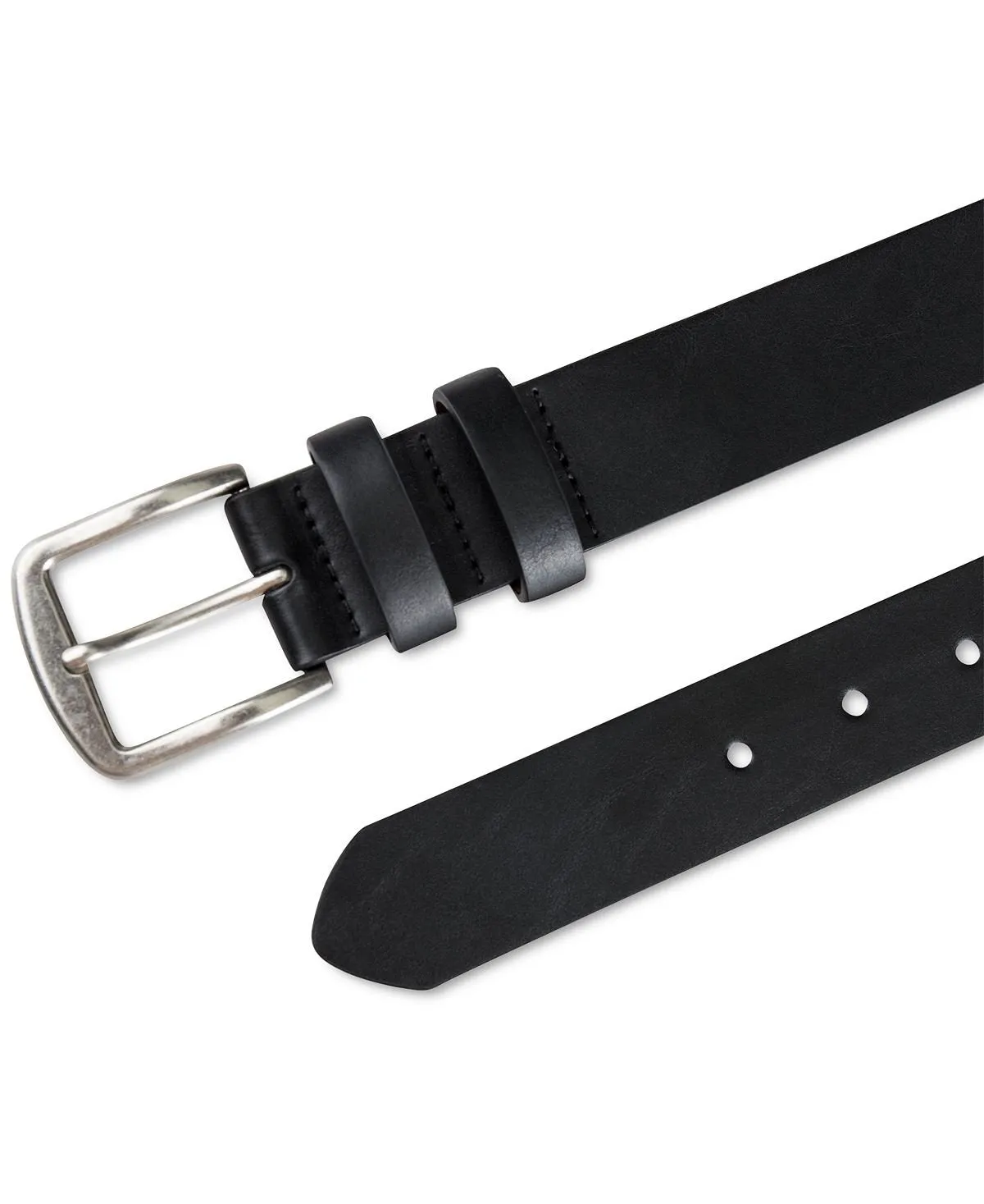 Macy's Club Room Men's Polished Edge Belt, Black