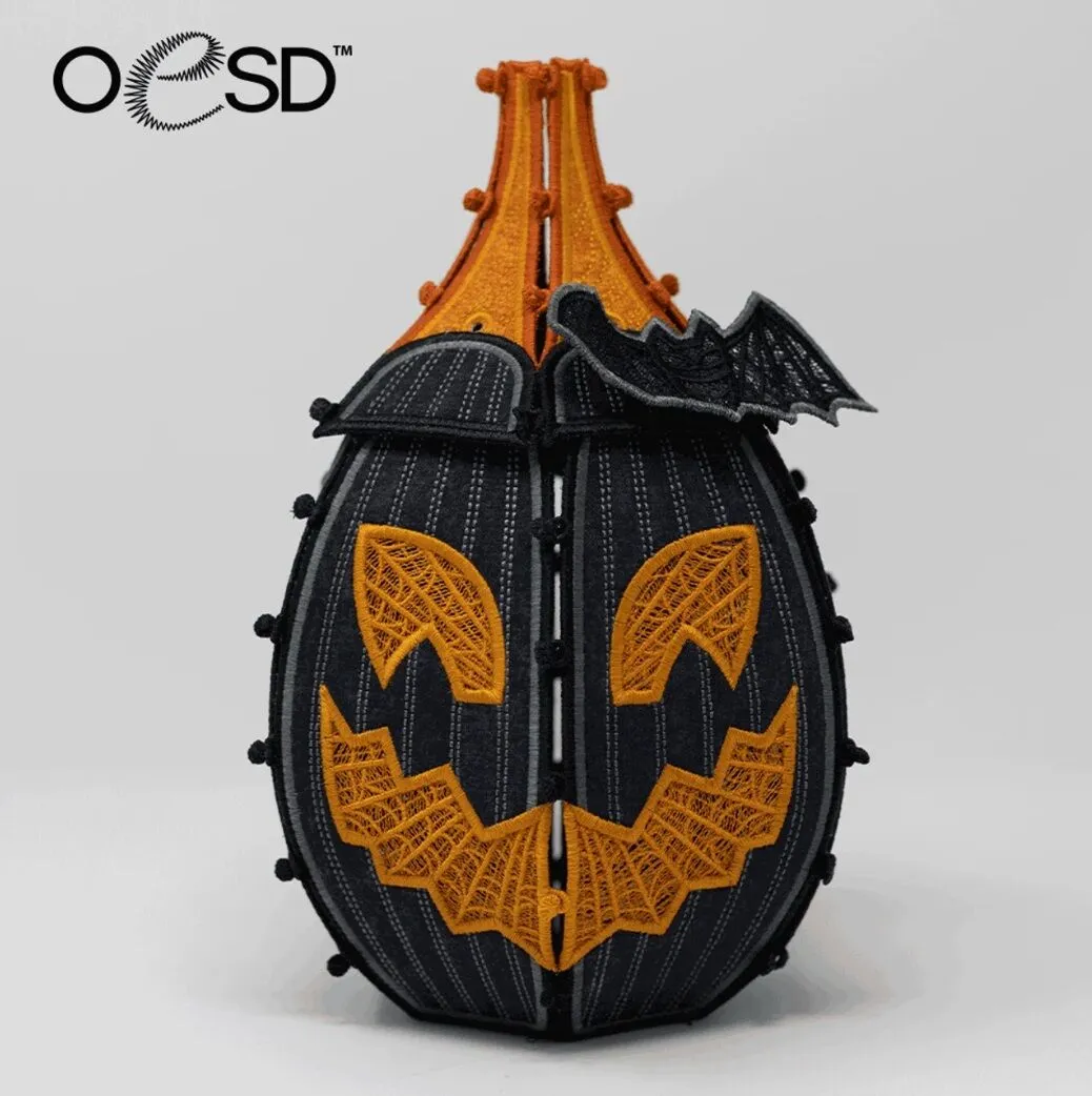 OESD Freestanding Jack-O-Lantern Pumpkin Patch Embroidery Designs