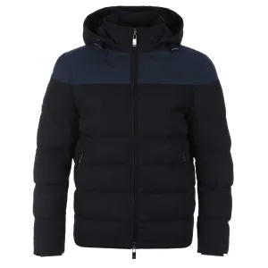 Pal Zileri 2 Panel Quilted Jacket in Navy