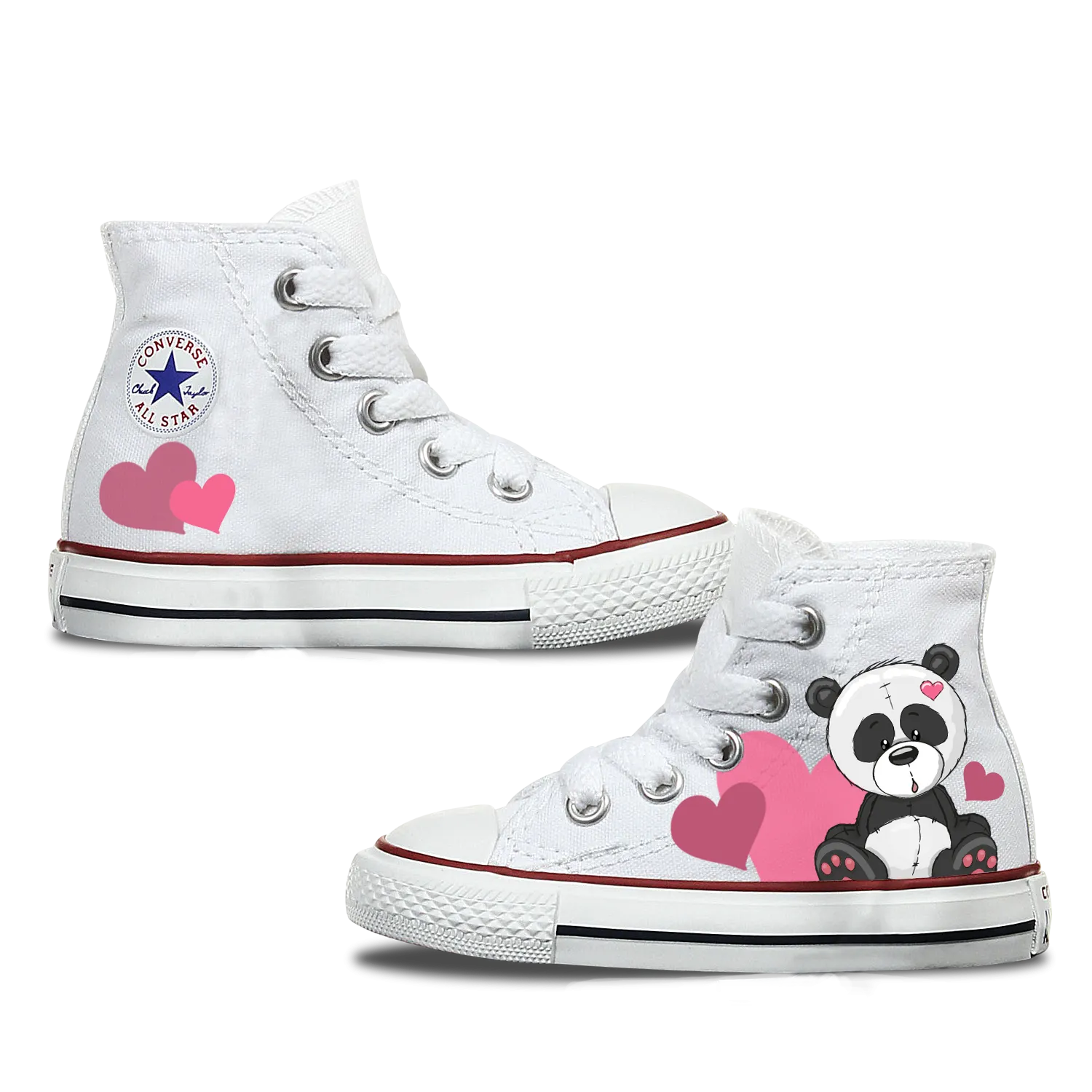 Panda Kids Personalised Converse