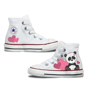 Panda Kids Personalised Converse