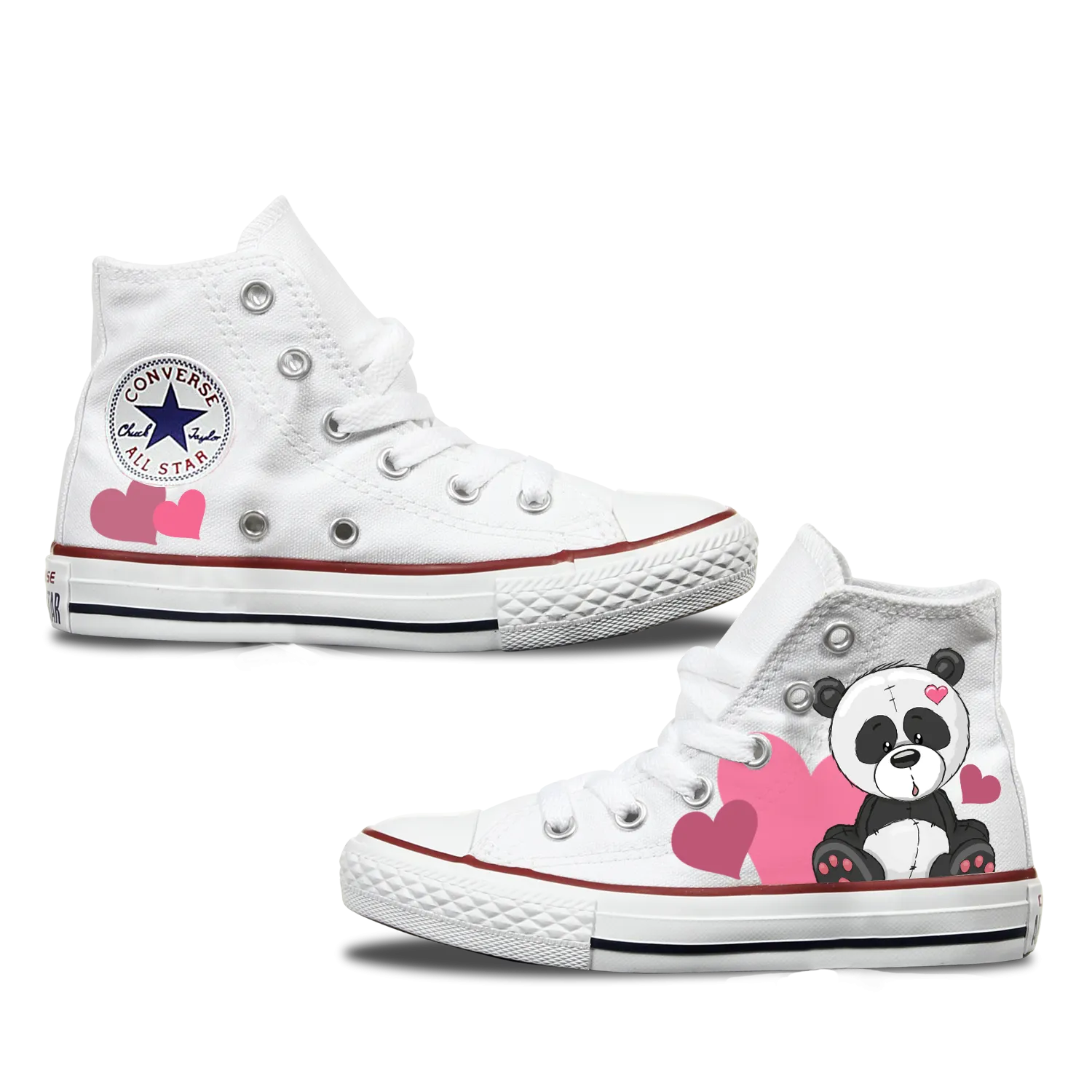 Panda Kids Personalised Converse