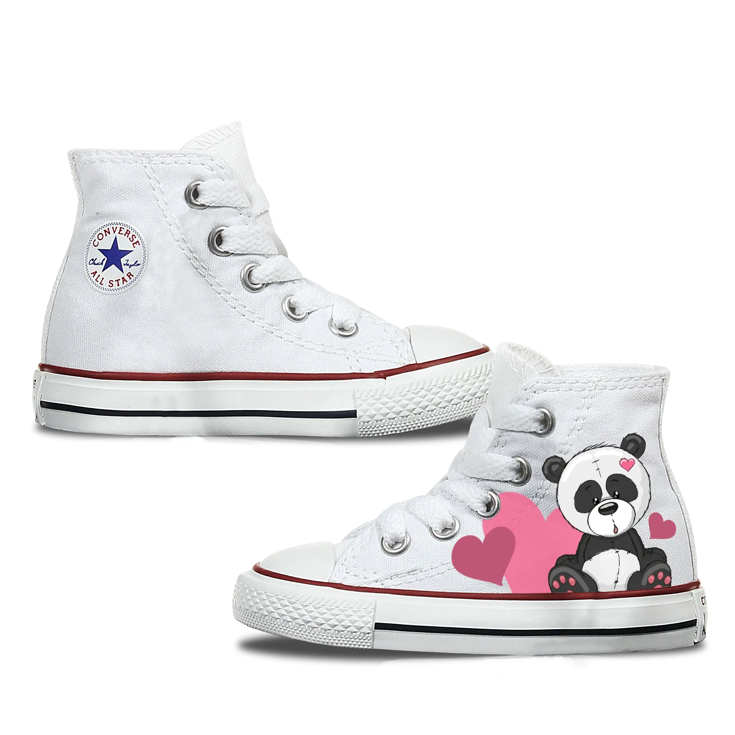 Panda Kids Personalised Converse