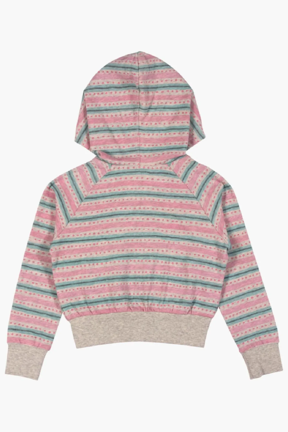 Paper Wings Texta Stripe Girls Hoodie