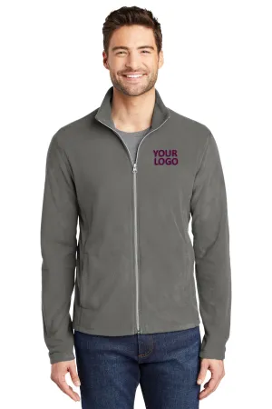 Port Authority MicroFleece Customized Jackets, Pearl Grey