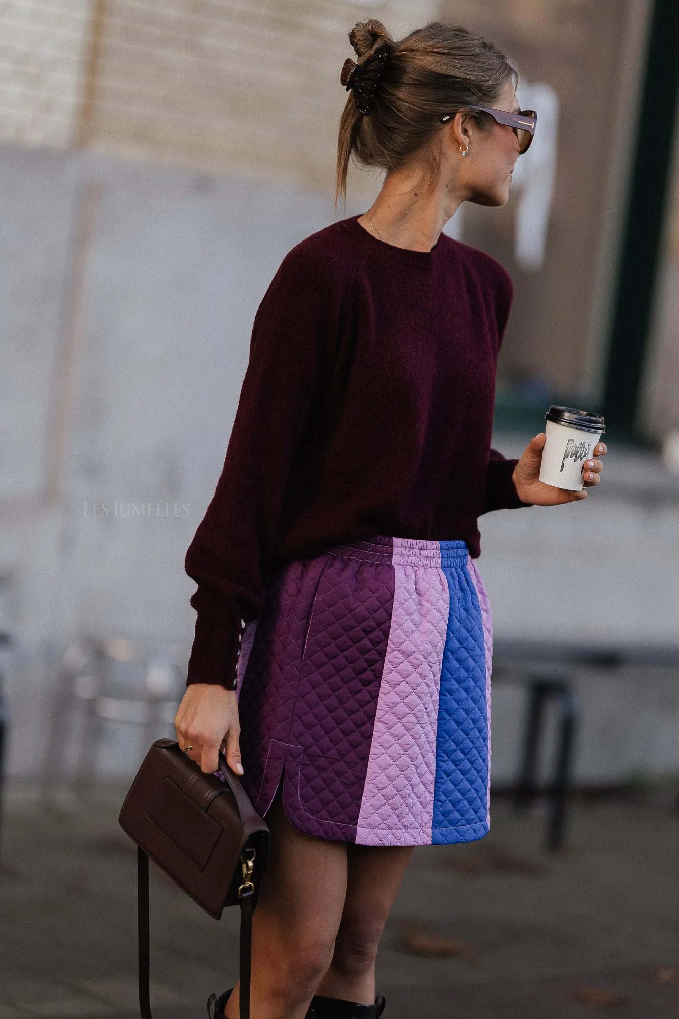 Elegant Burgundy Ruby Jumper for Women