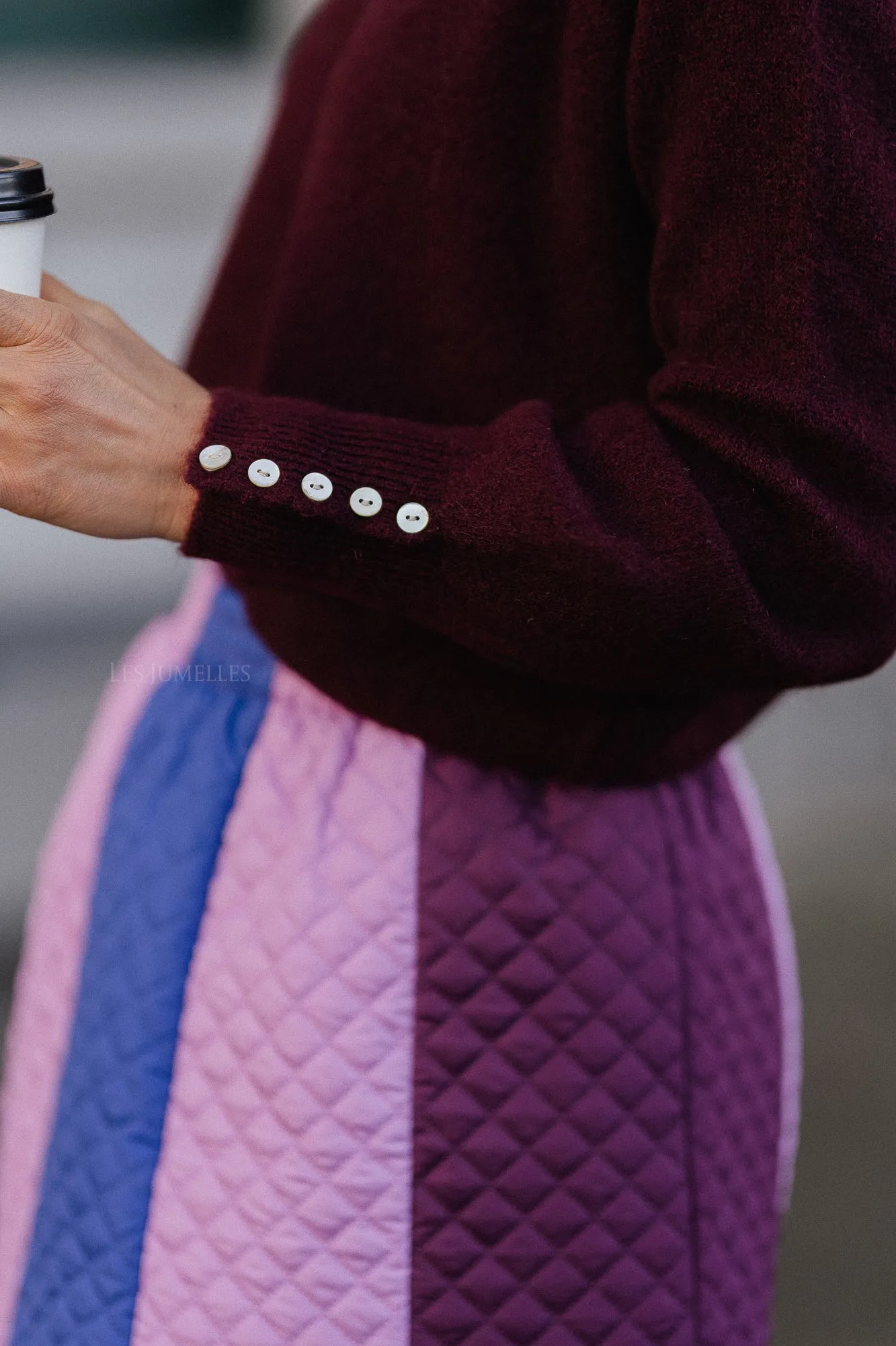 Elegant Burgundy Ruby Jumper for Women