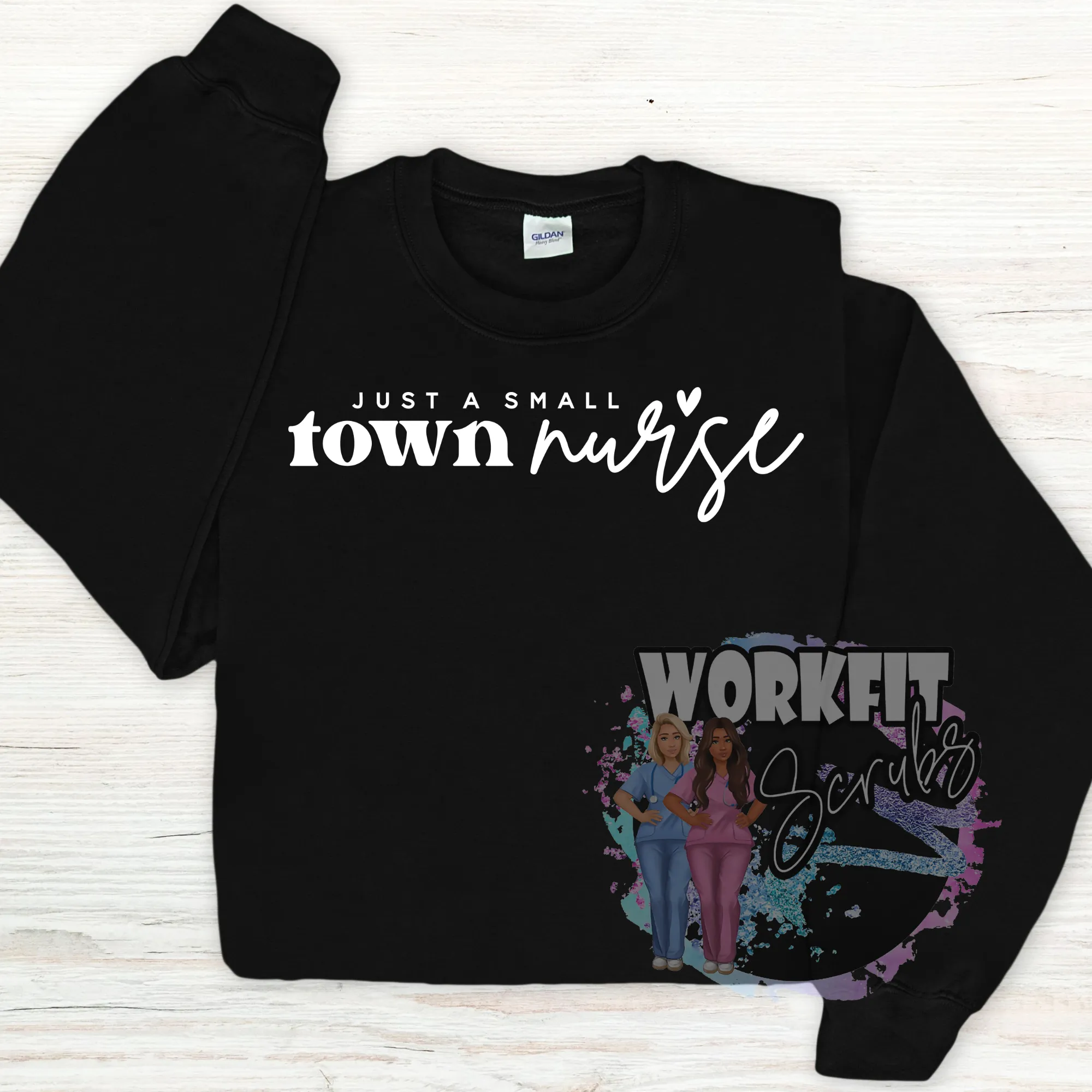 Small Town Nurse Crewneck