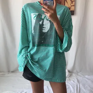 Stripe oversized Long sleeve