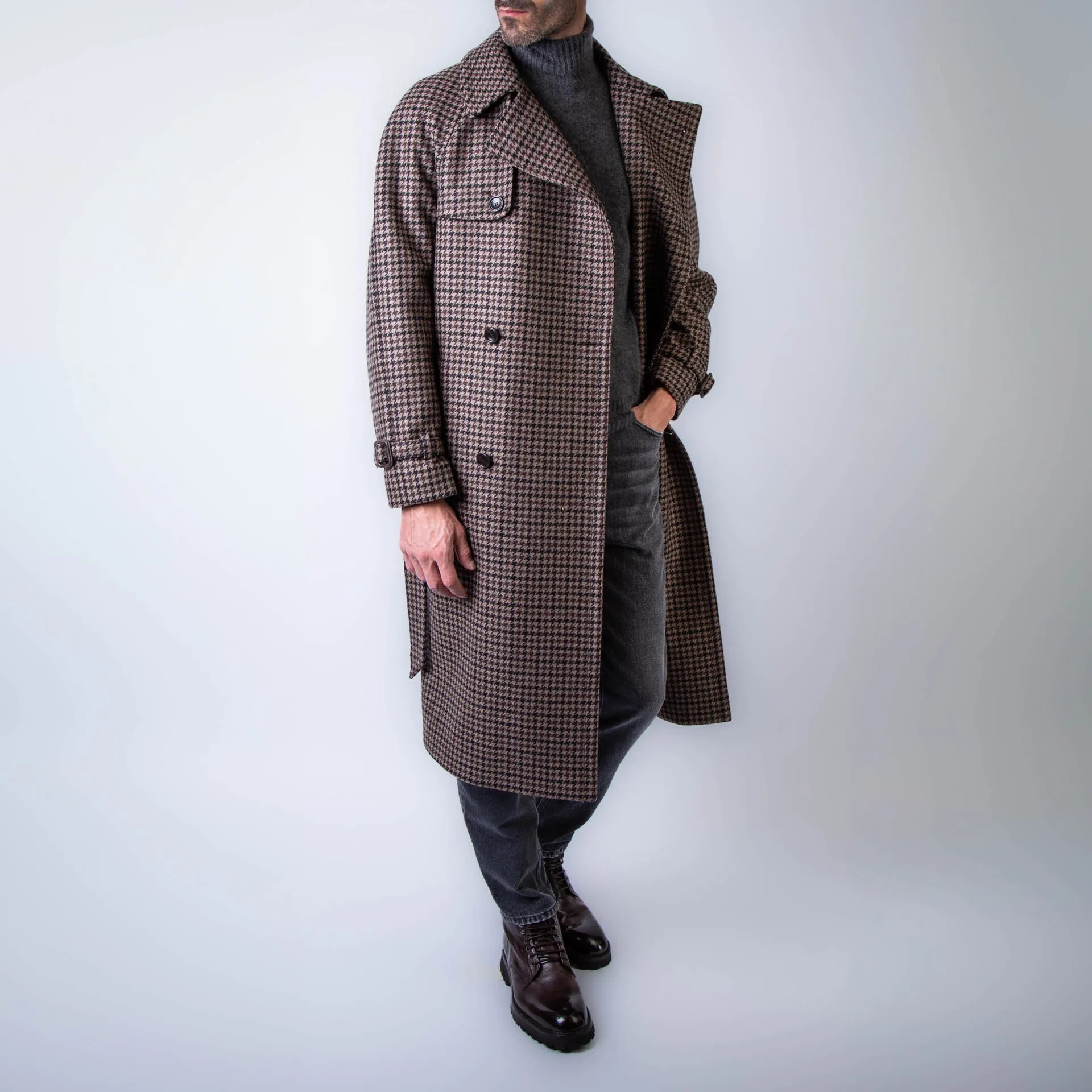 TAGLIATORE COAT LEN-340264 ET894 BEIGE/BROWN