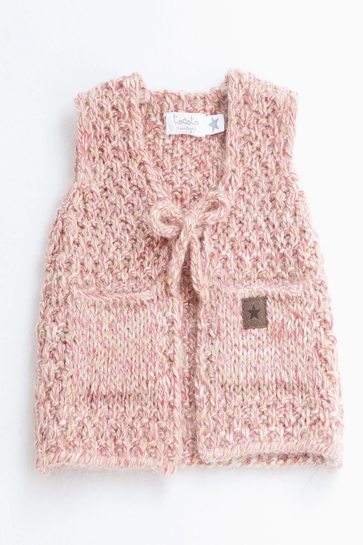 Tocoto Vintage Knit Girls Vest (Size 8 left)