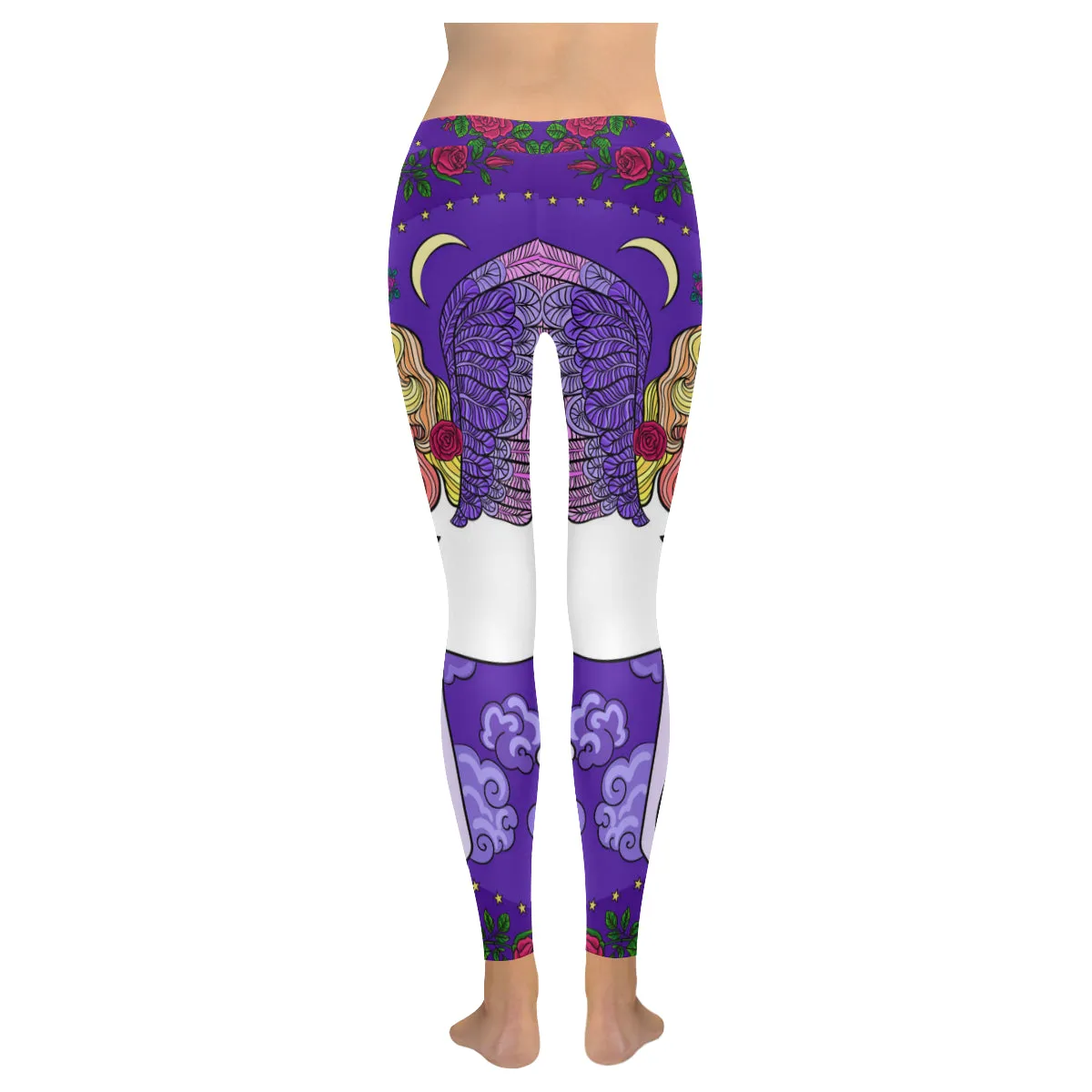 Unicorn (2) Women's Low Rise Leggings (Invisible Stitch)