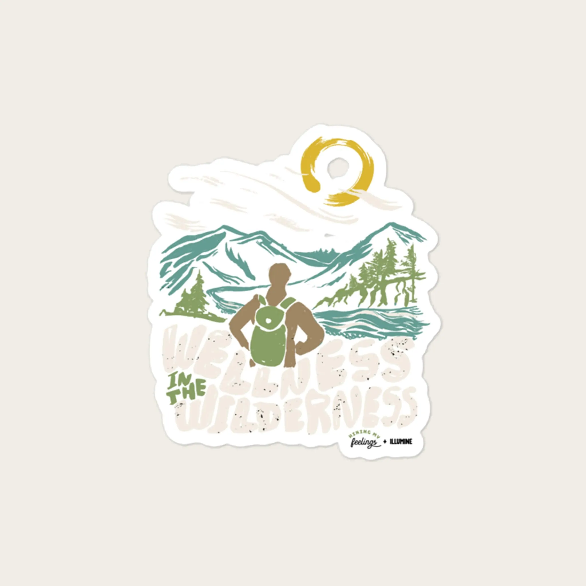 Wellness in the Wilderness Sticker