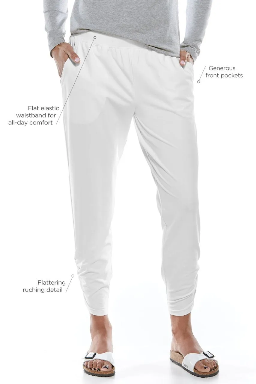 Women's Cafe Ruche Pants  |  White